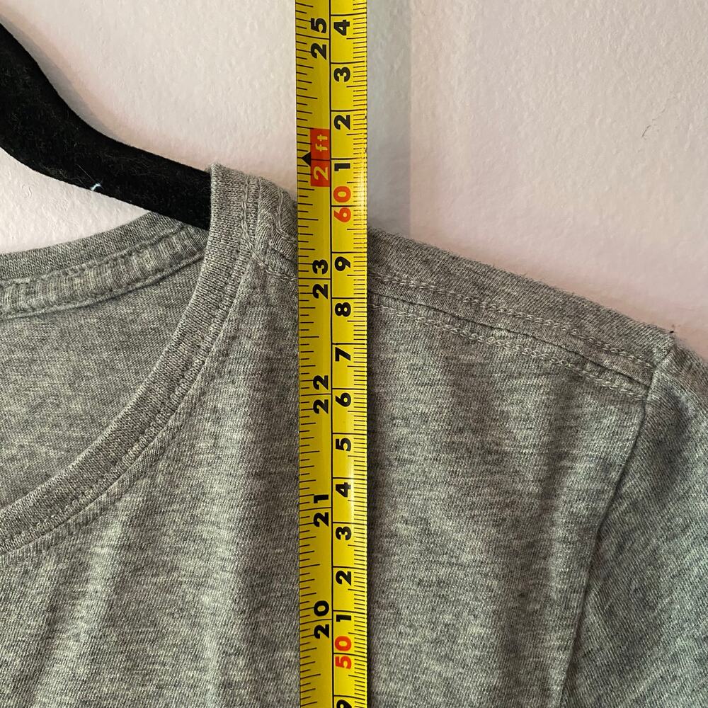 Life Is Good Gray Basic T-Shirt Normcore Casual Cotton Women's size Medium - Picture 7 of 7